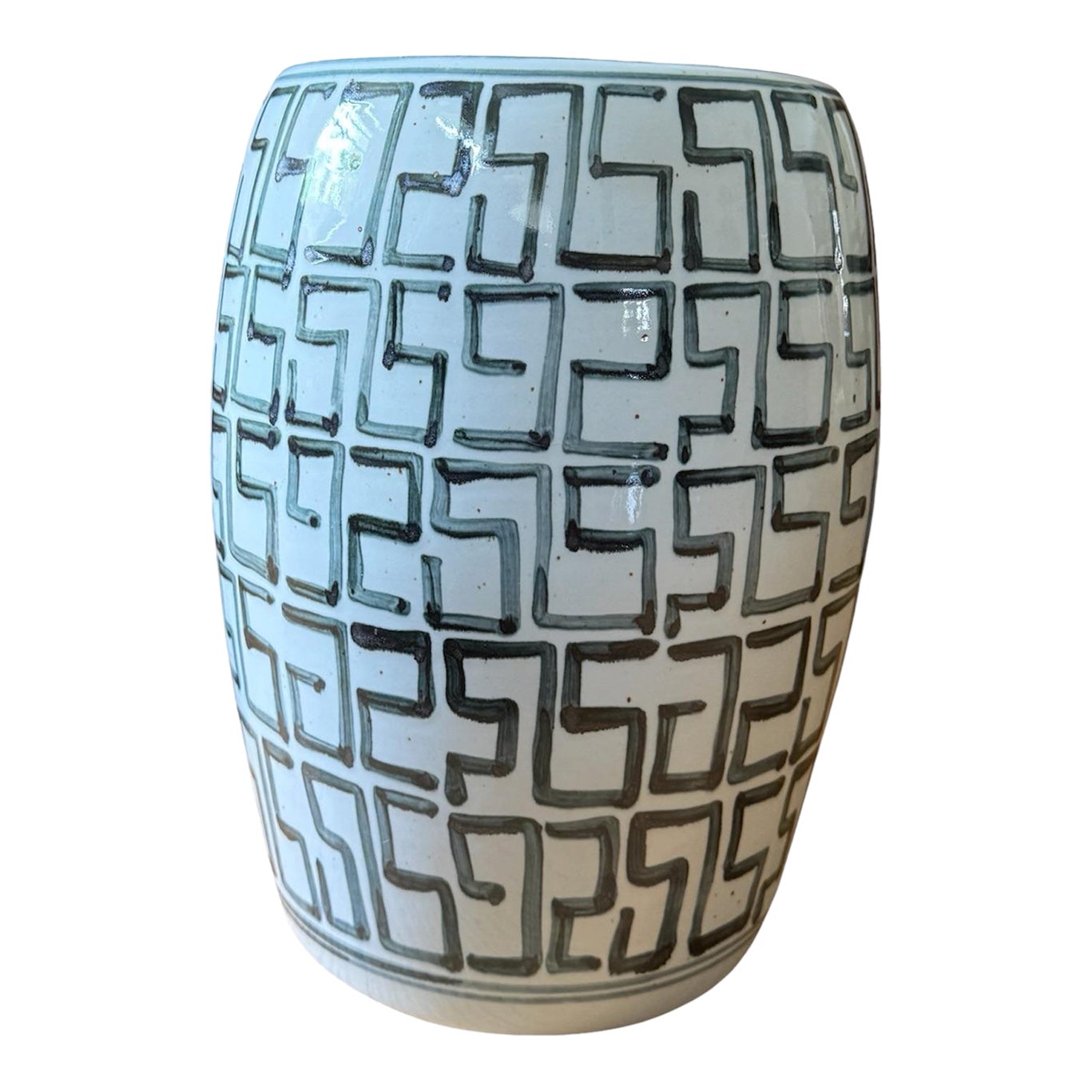 Abstract Garden Stool | Chairish