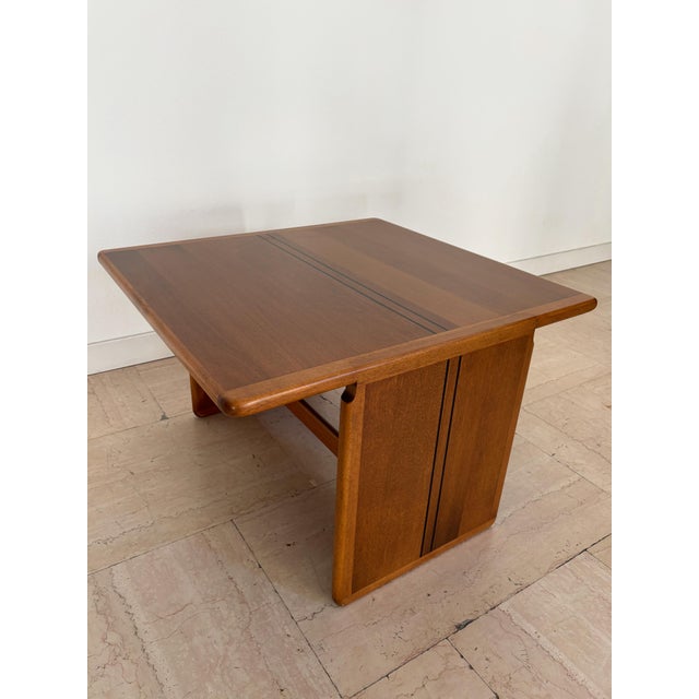 Mid-Century Modern Wooden Coffee Table by Afra & Tobia Scarpa for Maxalto, 1970s For Sale - Image 3 of 12