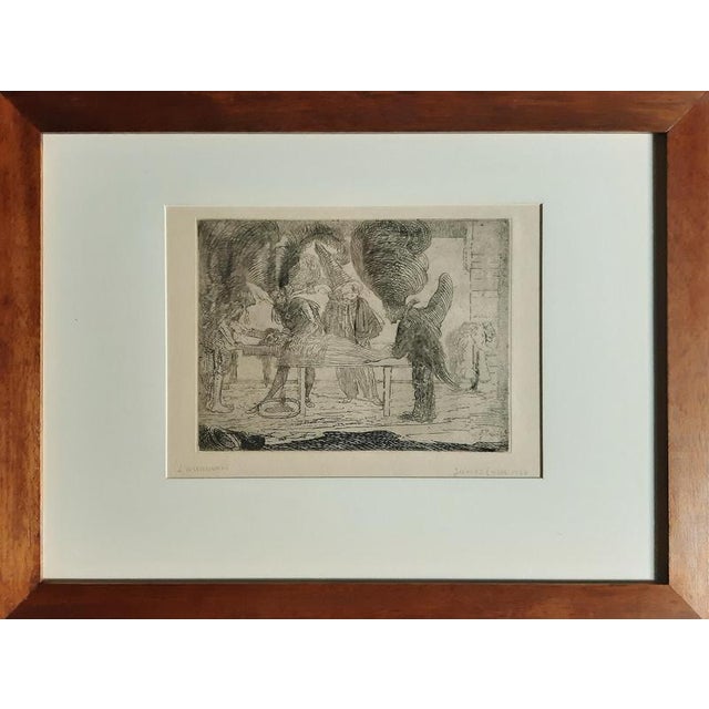 James Ensor, Assassinat, 1888, Etching on Japanese Paper For Sale - Image 3 of 4