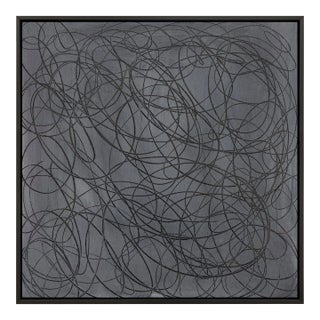 Wondering No. 1 Large Canvas Print in Black Floater Frame by Julia Contacessi For Sale