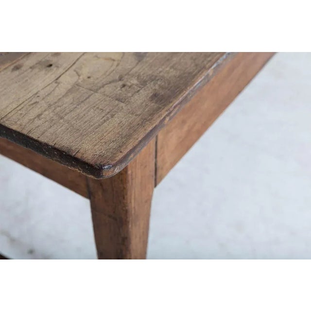 Large 19th Century English Vernacular 2 Plank Work Table For Sale - Image 11 of 17