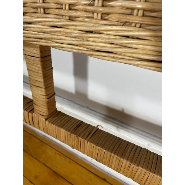 Vintage Natural Wicker Twin Headboards a Pair Chairish
