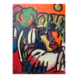 “Wannsee” Original Painting by Artist Peter Keil, 1997