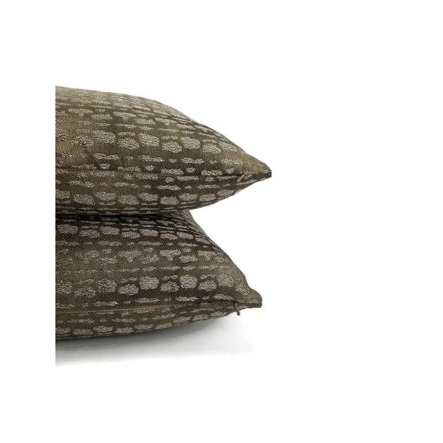 Contemporary S. Harris Monday Muse in Titan Pillow Cover - 20" X 20" For Sale - Image 3 of 6