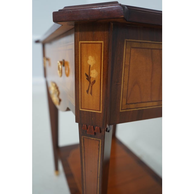 Colombo Mobili Italian Inlaid 1 Drawer Nightstand For Sale - Image 14 of 18