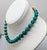 Vintage 1960s Signed Joseph Mazer Faux-Jade Beaded Necklace For Sale - Image 4 of 6