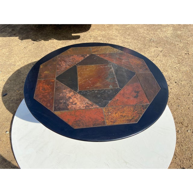 Vintage Modern Brutalist Stone Coffee Table Attributed to Paul Kingma For Sale - Image 9 of 18