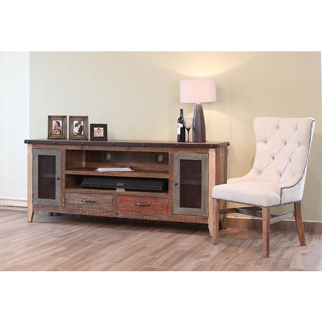 Bayshore Multi-Color Tv Stand - 76" For Sale In Chicago - Image 6 of 6