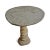 Hand crafted stacked river rock outdoor bistro table. Beautiful organic modern style piece with natural tones and...
