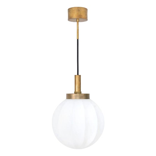 Medium Raw Brass Klyfta Ceiling Lamp by Johan Carpner for Konsthantverk For Sale