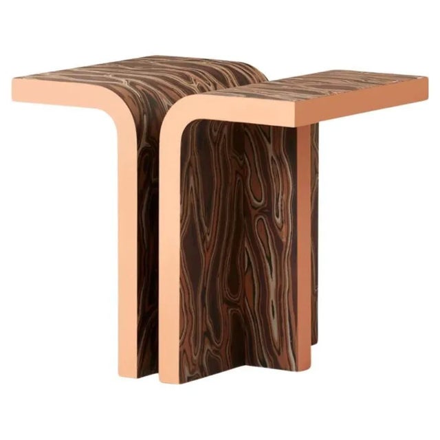 Wood Small Rivelo Side Table by Nikolai Kotlarczyk For Sale - Image 7 of 7