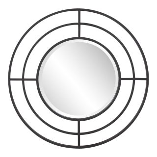 Bullseye Round Iron Mirror For Sale