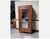 Brown Antique Art Nouveau Linen Wardrobe, 1910 For Sale - Image 8 of 8