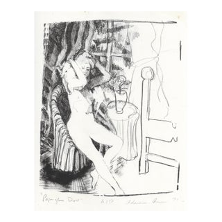 1971 Adrienne Anderson Paperglass Doll Lithograph For Sale