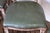 1930s Italian Neoclassical Leather-Top Game Table Set With Four Chairs For Sale - Image 10 of 18