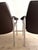 Mid-Century Modern Chairs in Brown Leather by Miller Borgsen for Röder & Söhne, Germany, 1960s, Set of 2 For Sale - Image 4 of 8