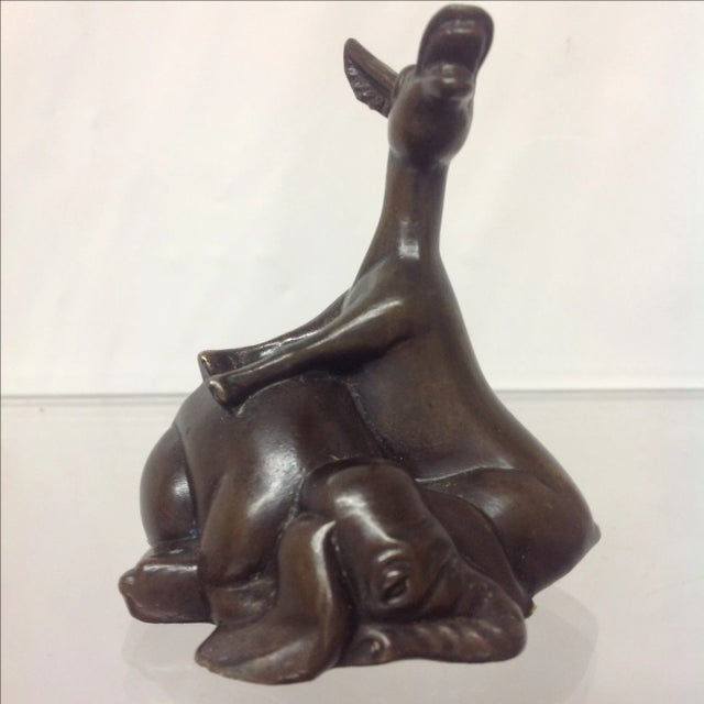 Solid Bronze DNC Political Sculpture.