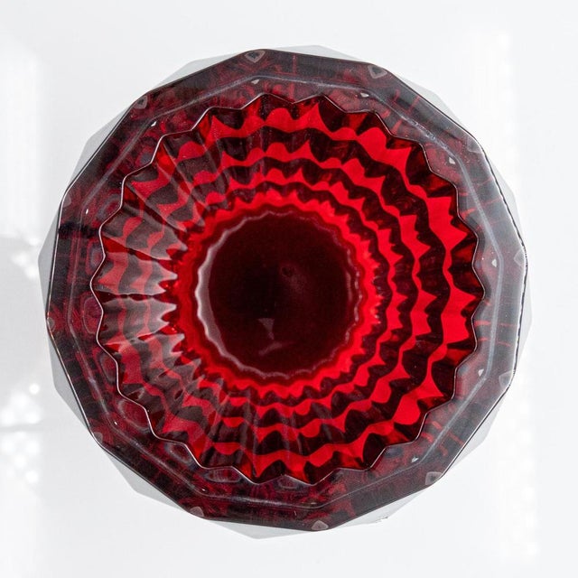 French Baccarat and Sèvres Glass Vases in Crystal, 1990, Set of 3 For Sale - Image 4 of 18