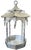 Chinoiserie 1980s Large Heavy Cast Aluminum Chinoiserie Pagoda Lantern & Centerpiece With Hanging Fish, 17" For Sale - Image 3 of 9