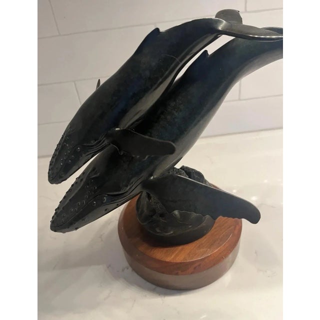 Winter's End is the third in an informal series of sculptures which studies the aspects and activities of Humpbacks, as we...