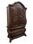 Baroque Aico Michael Amini Romanza Collection Old World Baroque 54" Bombe Media Armoire - Deep Claret Finish 74080 For Sale - Image 3 of 14