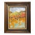 Vintage Impressionistic, Landscape Oil, Painting on Board in Vintage Wood Frame For Sale