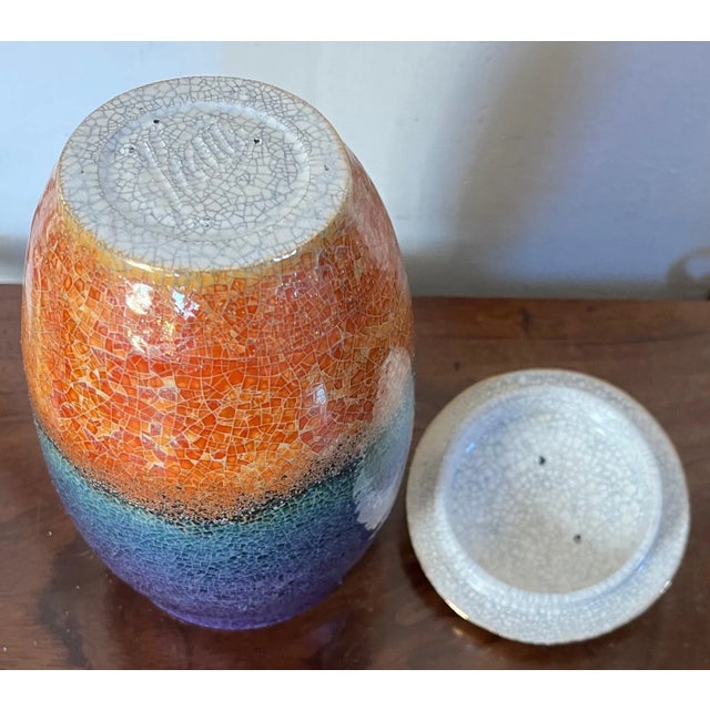 Art Pottery Medusa Jar & Cover For Sale - Image 12 of 13