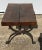 Rustic French Wood Plank Top and Iron Base Side Table For Sale - Image 4 of 13