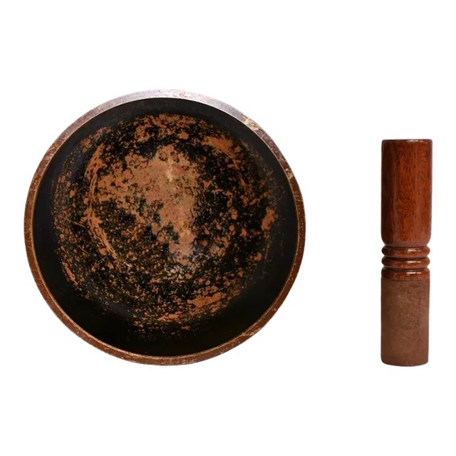 Antique Rose Gold Japanese Singing Bowl For Sale