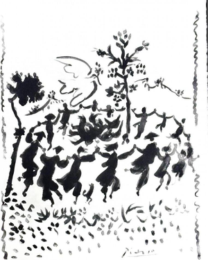 Pablo Picasso, Vive la Pair, 20th Century, Lithograph