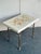 Off-white Vintage Coastal Hand Painted Cast Concrete Side Table For Sale - Image 8 of 8