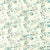 Sanderson Andhara Fabric in Teal/Cream For Sale
