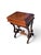 19th Century, American Victorian Walnut, Sewing Table Refurbished. For Sale In Philadelphia - Image 6 of 15