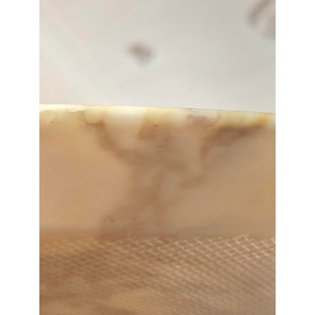 Attributed to Knoll Saarinen Pedestal Dining Table With Calacatta Marble Top For Sale - Image 10 of 10