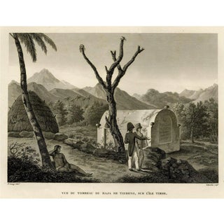 After J.S. Arago, Illustration of the Tomb of the Raja of Taybeno on the Island Timor, 1825, Print For Sale