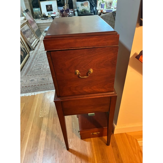 Traditional 1960s Henkel Harris Silver Chest Cabinet For Sale - Image 3 of 7