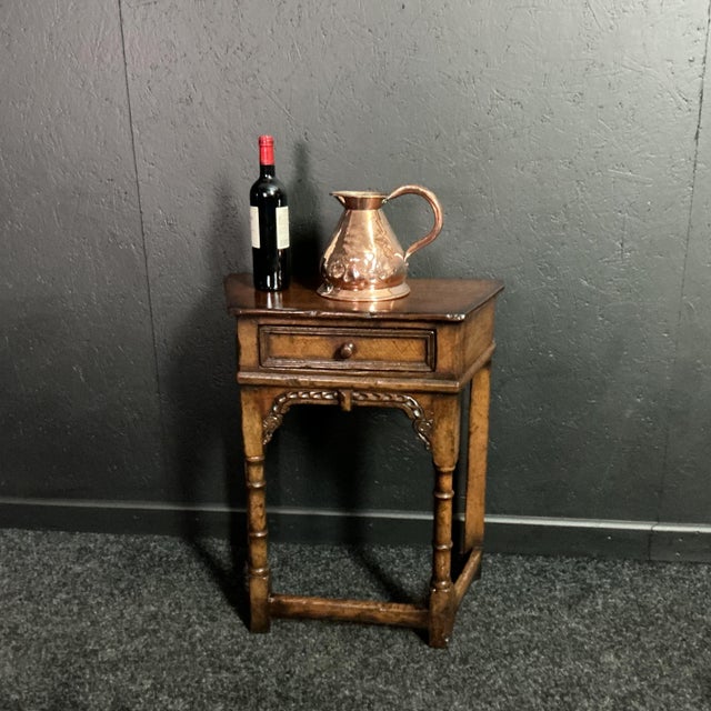 Oak Side Table, 1930s For Sale - Image 4 of 6