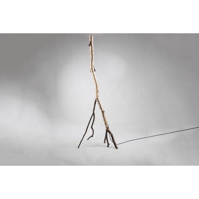 Natural Snappy Tree Friend Floor Light by Marco Iannicelli For Sale - Image 4 of 7