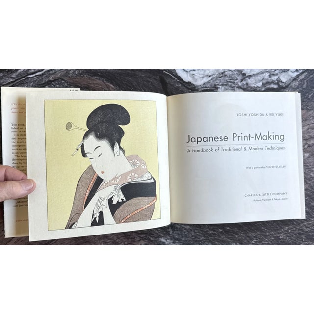 "Japanese Print-Making" Instructional Book by Yoshida & Yuki For Sale - Image 13 of 16