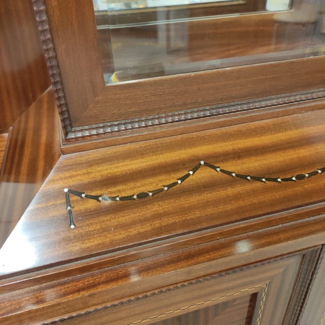 Mahogany Display Cabinet, 1890s For Sale - Image 5 of 13