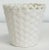 Mid 20th Century Vintage Belleek Ireland Porcelain Floral Basketweave Spill Vase For Sale - Image 5 of 8