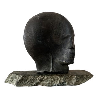 Vintage Ceramic Metamorphosis Sculpture by Gabor Meszaros, 1994 For Sale