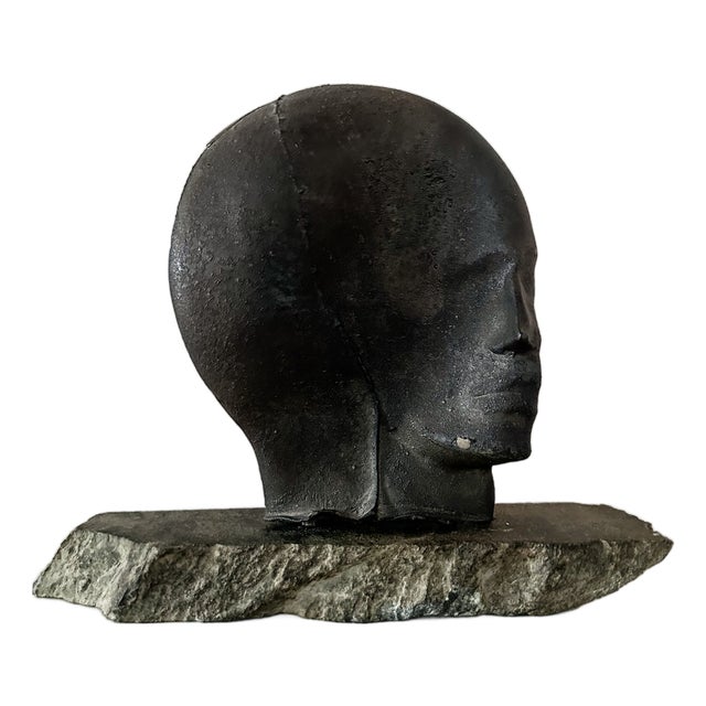 Vintage Ceramic Metamorphosis Sculpture by Gabor Meszaros, 1994 For Sale