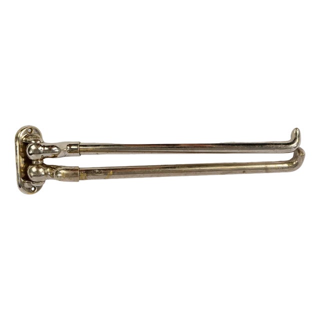 Art Deco Nickel-Plated Rack Hanger, 1930s For Sale