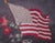 1910s 47 Star American Flag Silk Embroidered Picture With Roses, Circa 1912 For Sale - Image 5 of 8