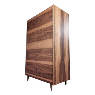Vintage Wardrobe in Walnut from Tatra Nabytok, 1970s For Sale