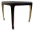Theodore Alexander Modern Gold Curve End Table For Sale