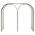 White Arch Stool in Steel and Plaster by Pietro Franceschini For Sale - Image 6 of 6