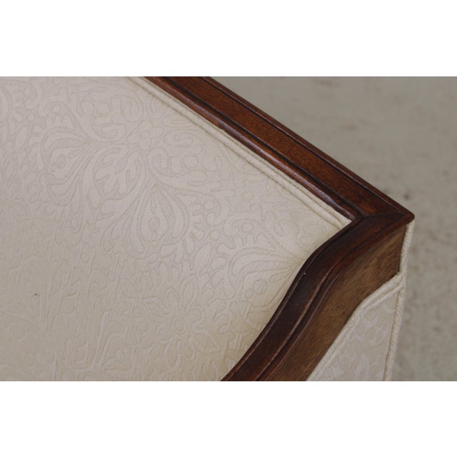 Hickory Chair Co. Sheraton Style Upholstered Sofa For Sale - Image 12 of 14