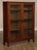 Wood Lifetime Furniture Antique Mission Oak Two-Door Bookcase For Sale - Image 7 of 12